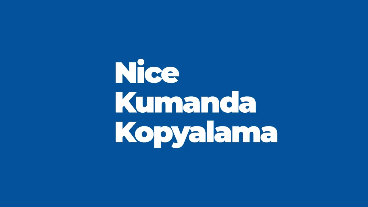 Nice Kumanda Kopyalama - Nice kumanda eşleştirme nasıl yapılır?