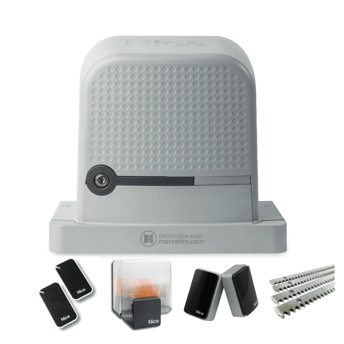 Nice Robus 600 Yana Kayar Bahçe Kapısı Motor Seti