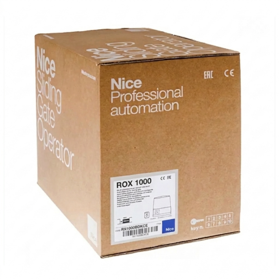 Nice Rox 1000 Yana Kayar Bahçe Kapısı Motor Kiti