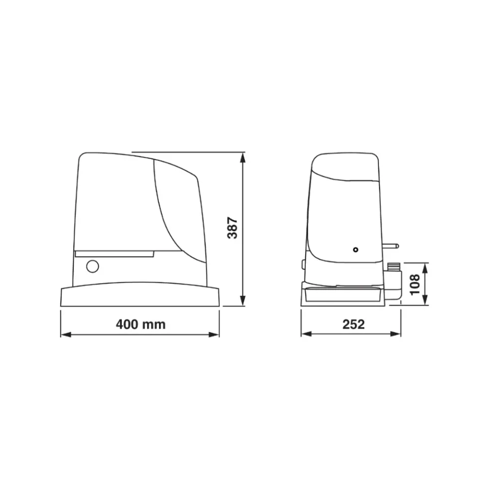Nice Run 400 Yana Kayar Bahçe Kapısı Motor Kiti