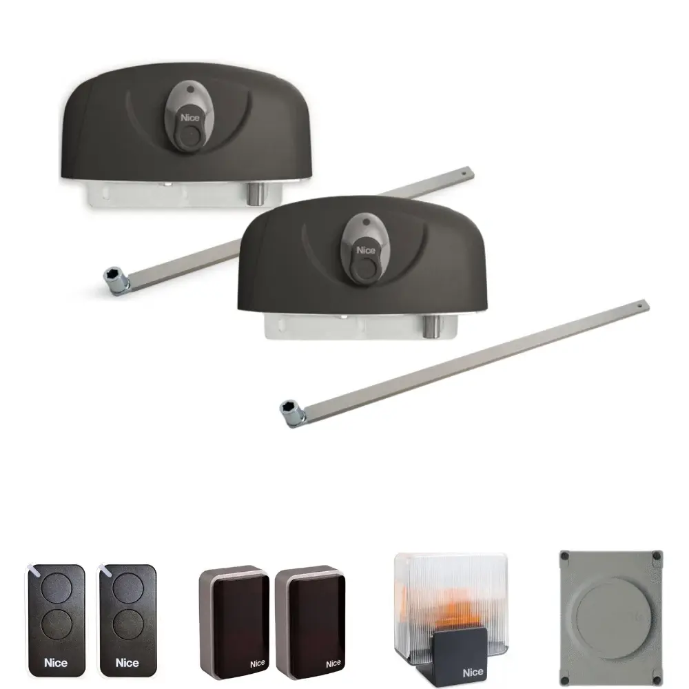 Nice Hyppo 7100 Çift Motorlu Set (Ağır Hizmet Tipi Kanatlı Kapı Motoru)