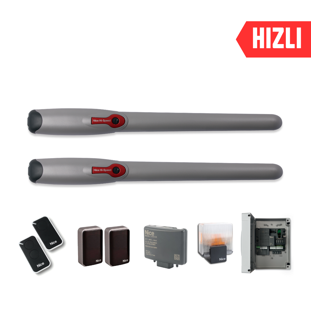 Nice Wingo 3524 HS Çift Motorlu Kapı Motor Seti (Hızlı 24V)