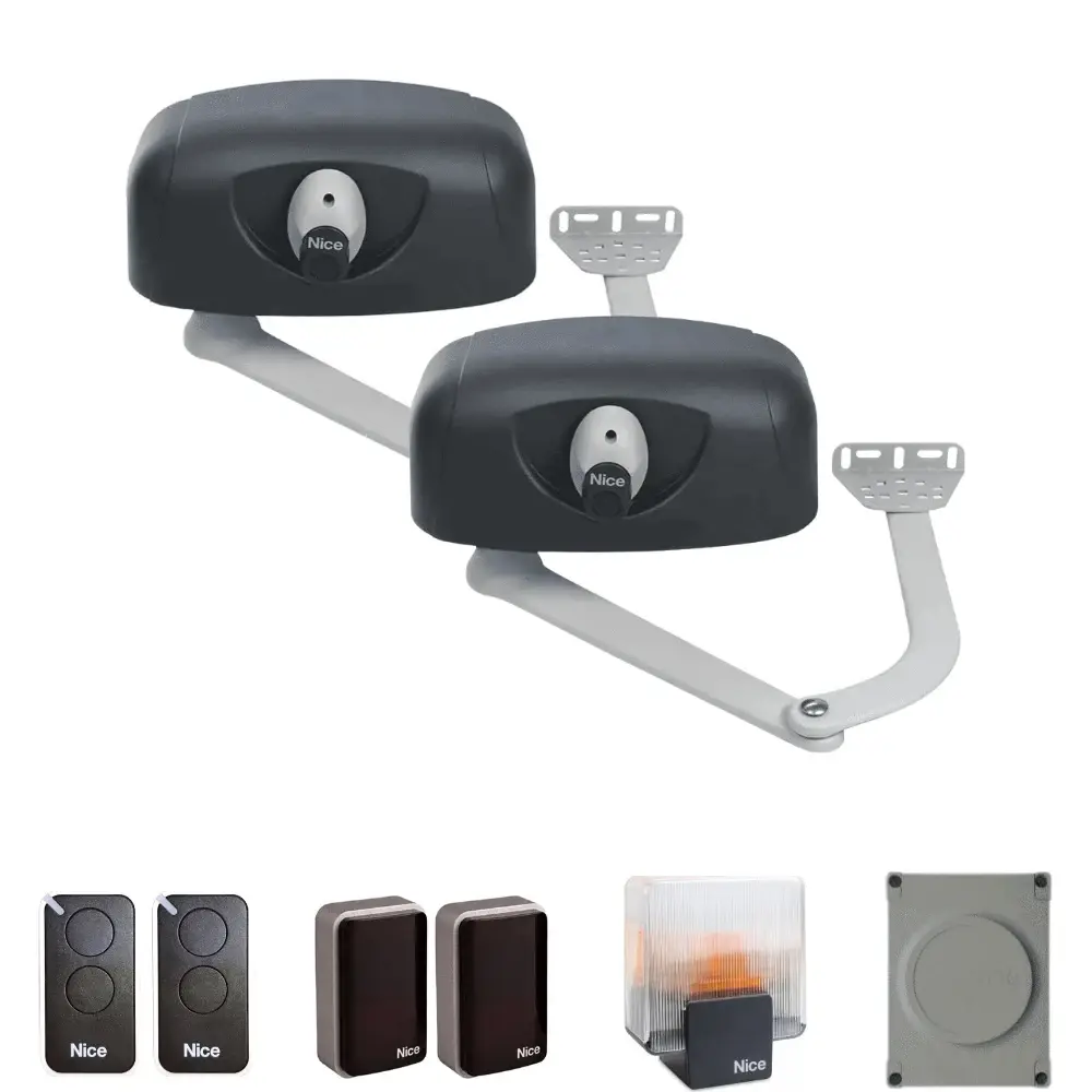 Nice Hyppo 7005 Çift Motorlu Set (Ağır Hizmet Tipi Kanatlı Kapı Motoru)