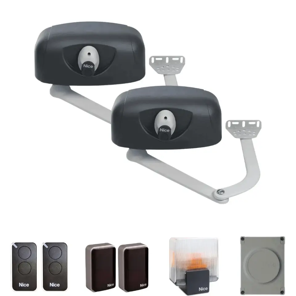 Nice Hyppo 7005 Çift Motorlu Set (Ağır Hizmet Tipi Kanatlı Kapı Motoru)