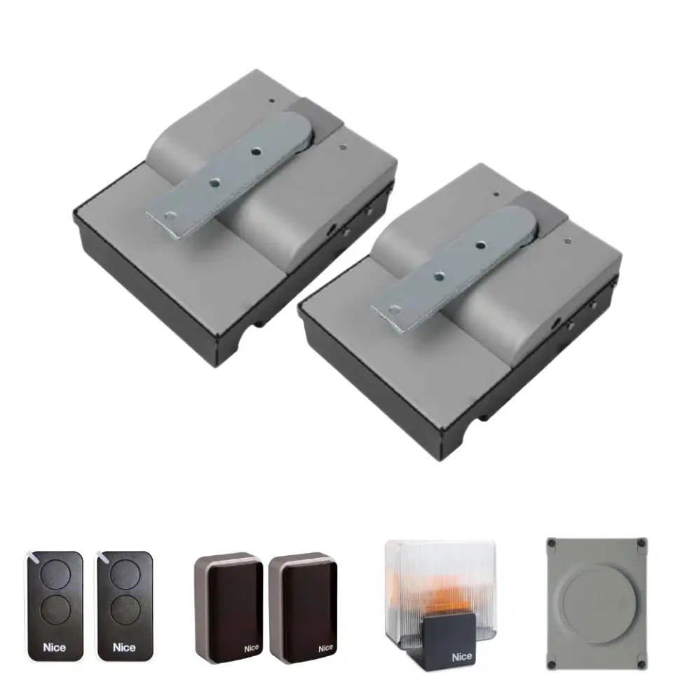 Nice S-Fab 2124 Çift Motorlu Set (Gömme Tip Kanatlı Kapı Motoru)