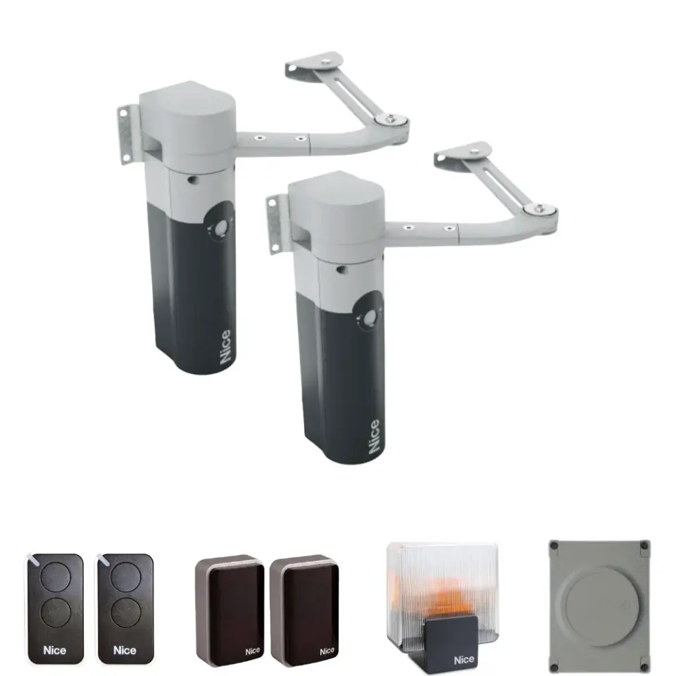 Nice Walky 2024 Çift Motorlu Set (Aksesuarlı Dairesel Kapı Motoru)