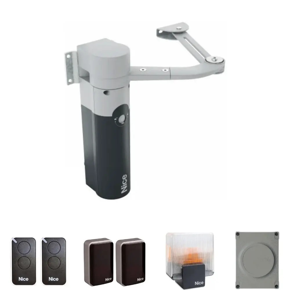 Nice Walky Tek Motorlu 1024 Set (Kompakt Kanatlı Kapı Motoru)
