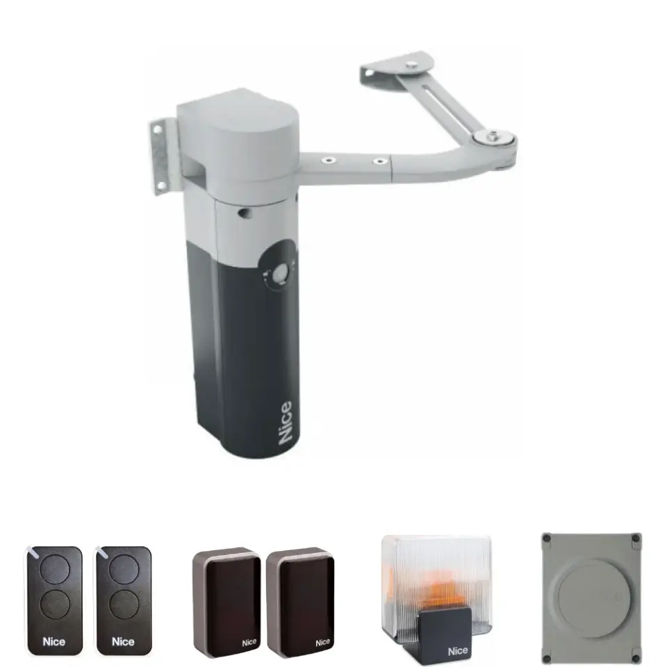 Nice Walky Tek Motorlu 1024 Set (Kompakt Kanatlı Kapı Motoru)