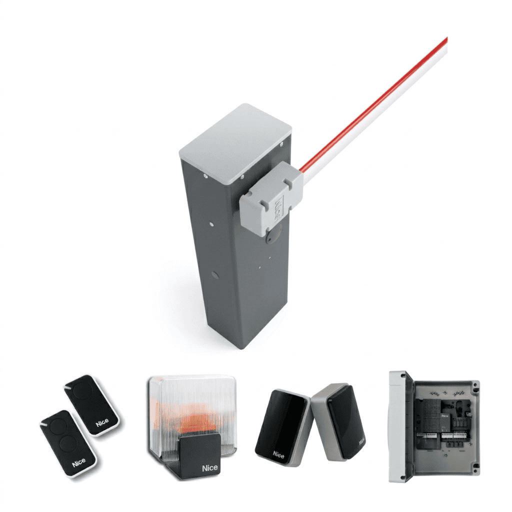 Nice Wide 4 Metre Bariyer Seti (M Gövde) Antrasit Gri