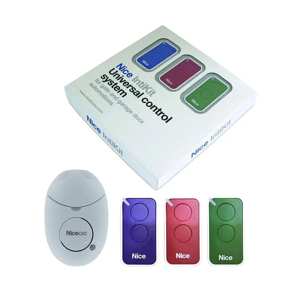 Nice OXI Kumanda Seti (3 Kumanda + OX2 Çift Çıkışlı Kuru Kontak Alıcı)