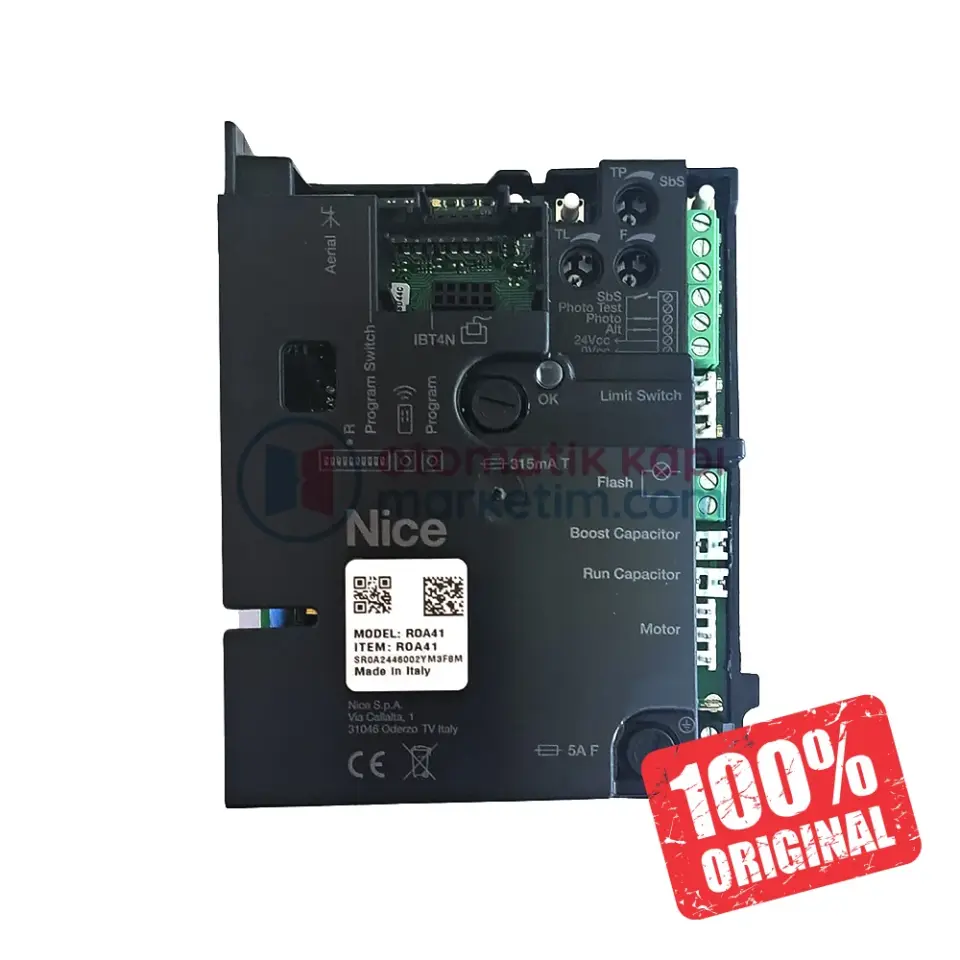 Nice ROA41 Yedek Kontrol Ünitesi (Robo 600 Uyumlu)