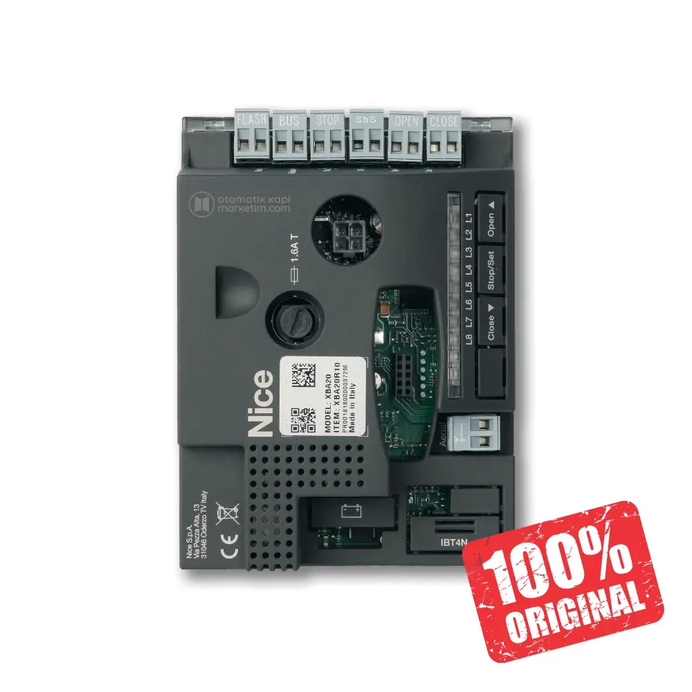 Nice XBA20 Kontrol Ünitesi (S Bar Uyumlu)