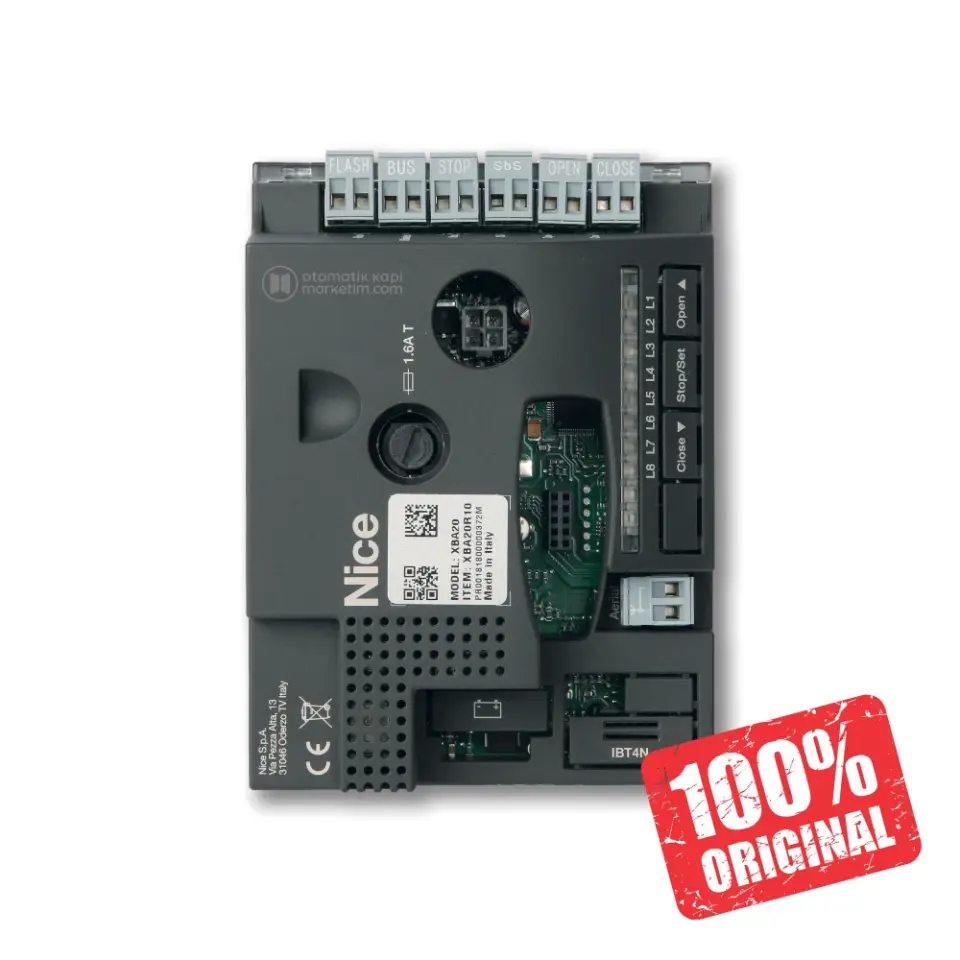 Nice XBA20 Kontrol Ünitesi (S Bar Uyumlu)