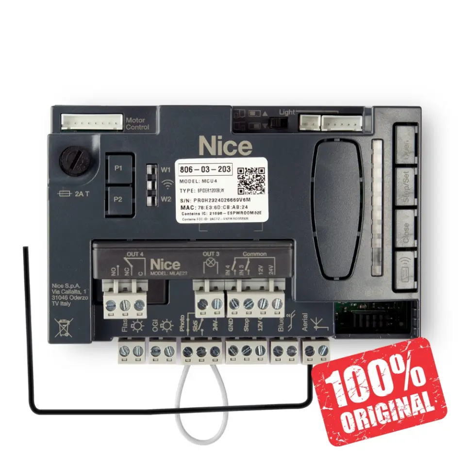 Nice MCU2 Kontrol Ünitesi (Robus 600 HS Uyumlu)