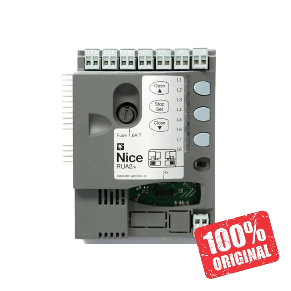 Nice RUA2+RUA3 Kontrol Ünitesi Seti (Run 2500 İnvertörlü Uyumlu)