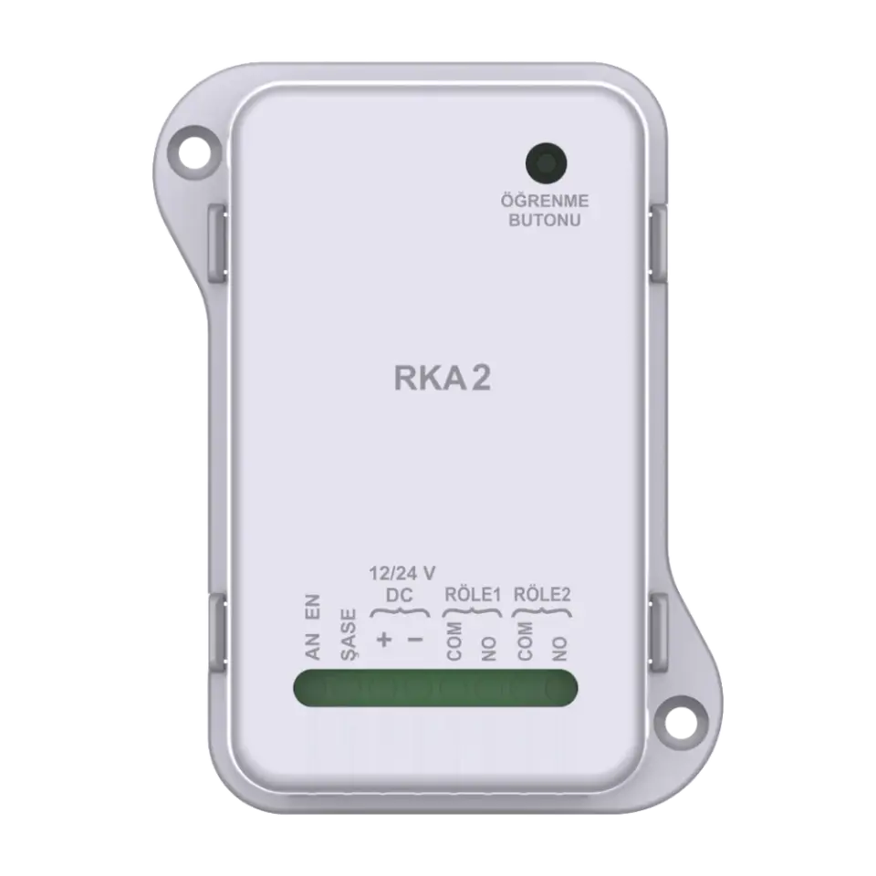 Kontal RKA2 2 Kanallı Değişken Kodlu Alıcı – Rolan Kumanda Uyumlu Kuru Kontak Alıcı