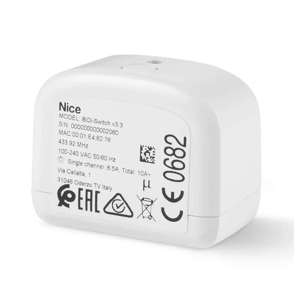 Nice Switch Akıllı Aydınlatma Kontrol Cihazı (BiDi Switch)