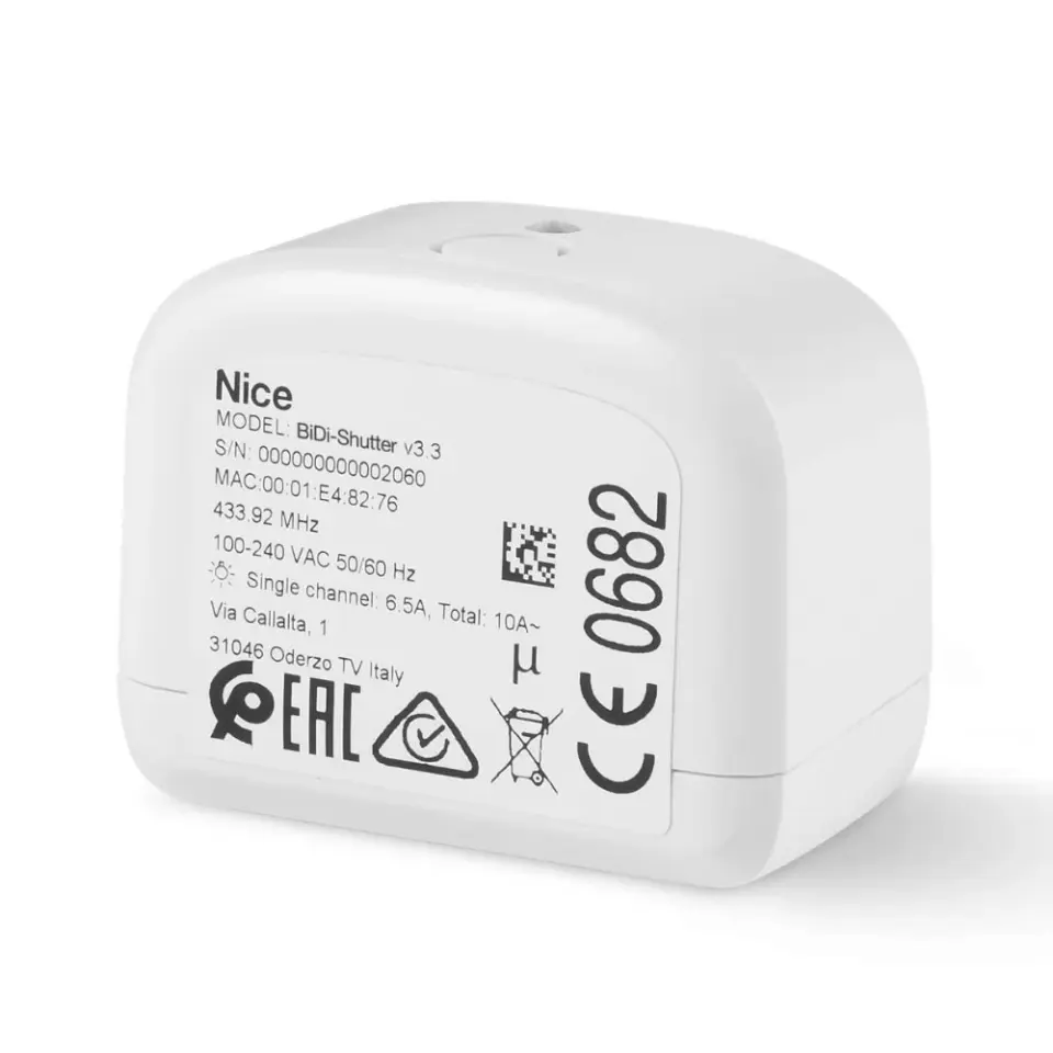 Nice Smart Panjur Kontrol Cihazı (BiDi Shutter)