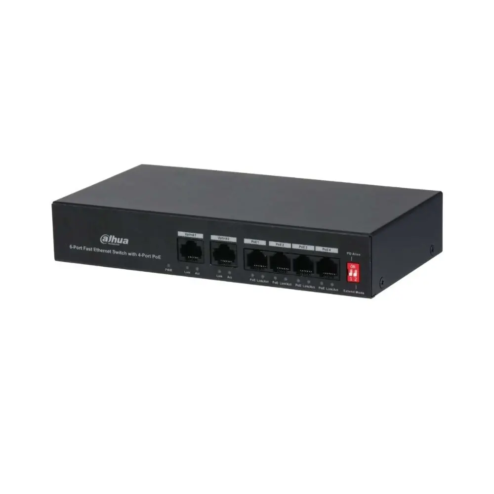 Nice MyEye Poe Switch - 4+2 Poe 36 Watt