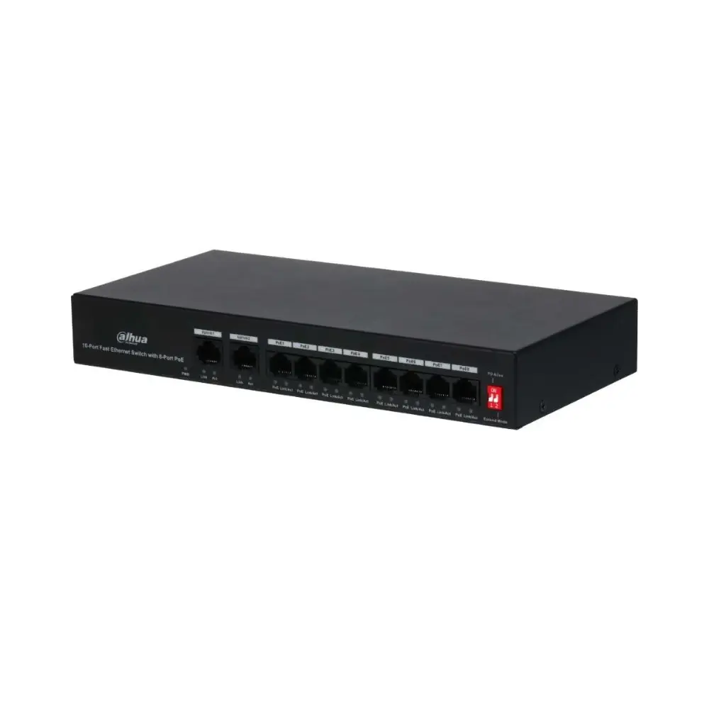 Nice MyEye Poe Switch - 8+2 Poe 65 Watt