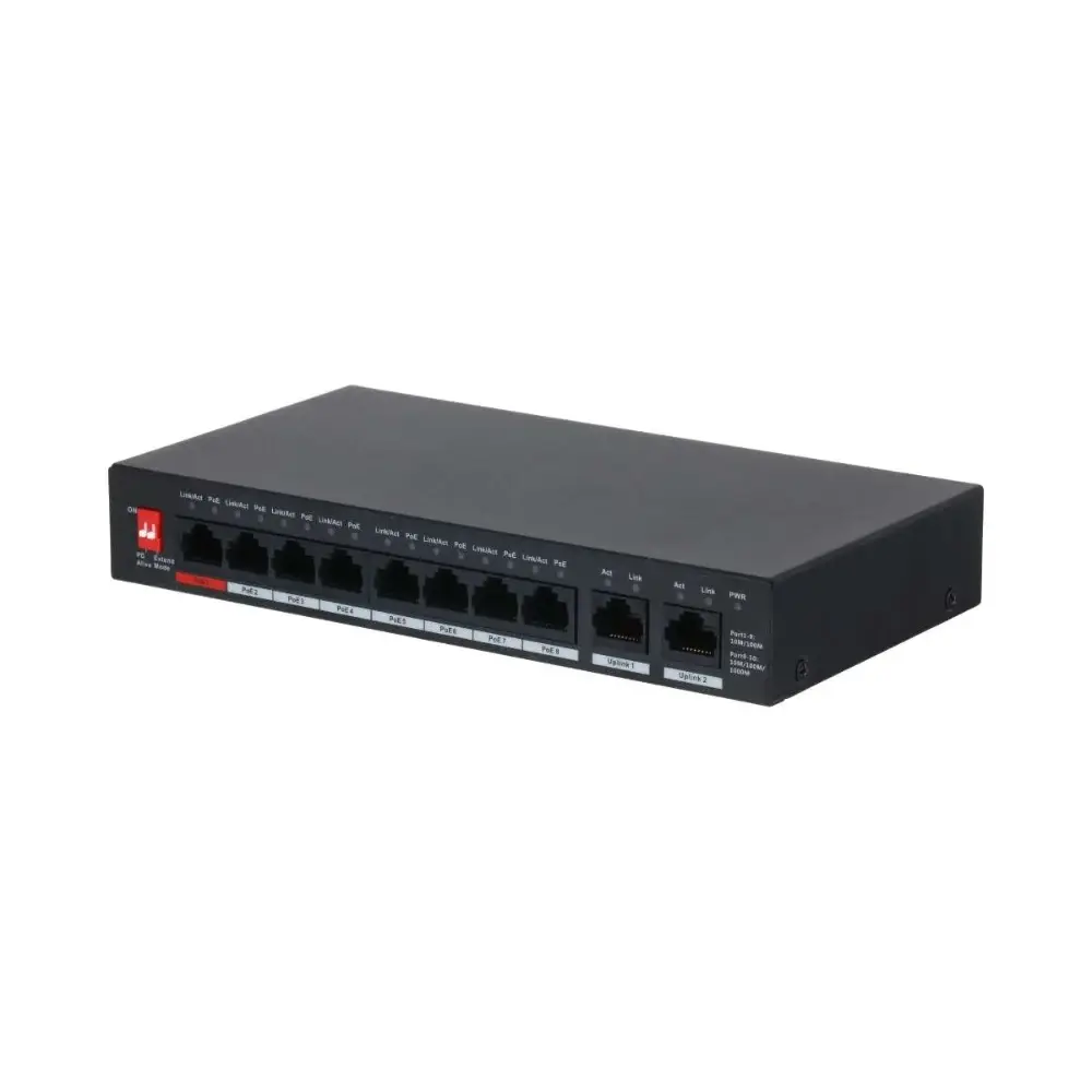 Nice MyEye Poe Switch - 8+2 Poe 96 Watt