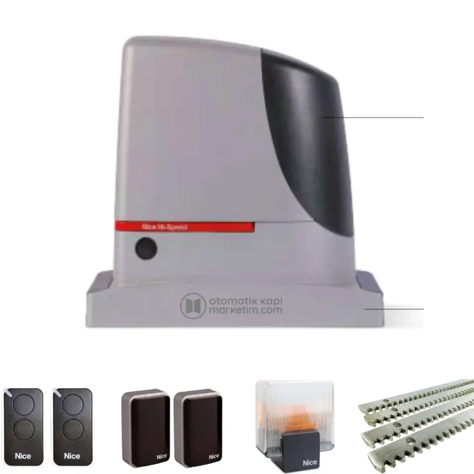 Nice Run 1200 Yana Kayar Kapı Motor Seti