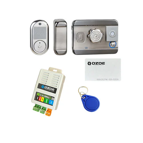 Özde Akıllı Kilit - OZD-P15 Sensörlü Akıllı Apartman Kilidi +  Li-Ion Güç Kaynağı