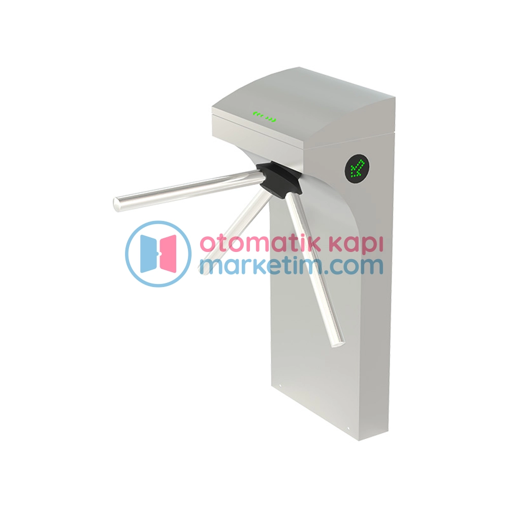 602 Tripod Turnike – Tek Bacaklı, Paslanmaz Çelik, İç/Dış Mekan Kullanımına Uygun