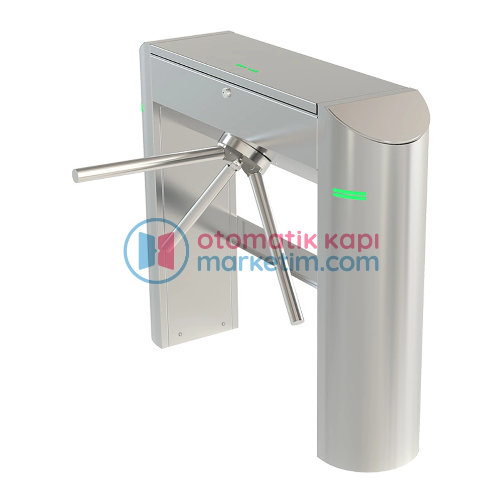 702 R N1 Tripod Turnike – Paslanmaz Çelik, Motorlu Mekanik, Otomatik Düşen Kol, Çift Yönlü Kullanım