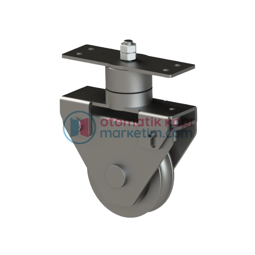 80 Lik Yay Baskılı Sarhoş Dönebilen Amortisörlü Kapı Tekeri