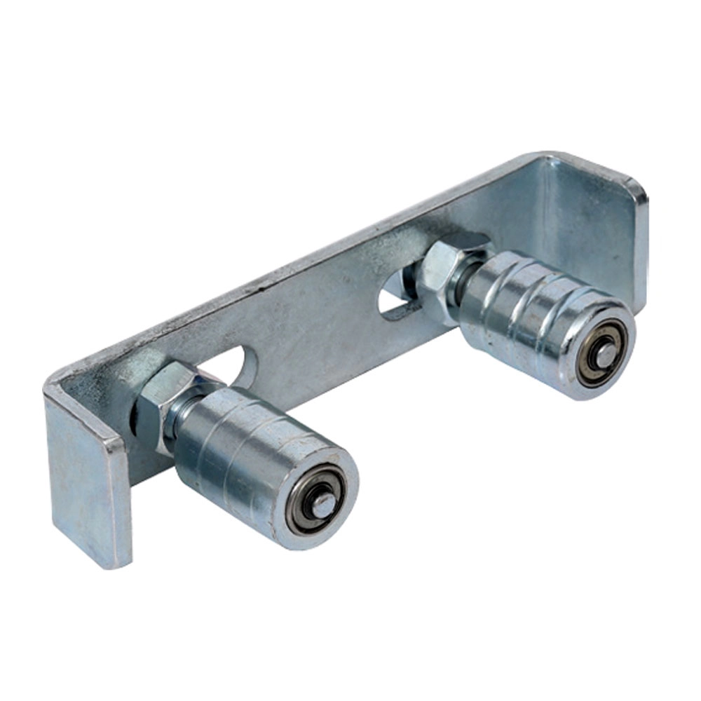 Ayarlı Demir Kapı Denge Makarası (Metal Çift Makaralı) - Raysız Asma Kapı Aparatı