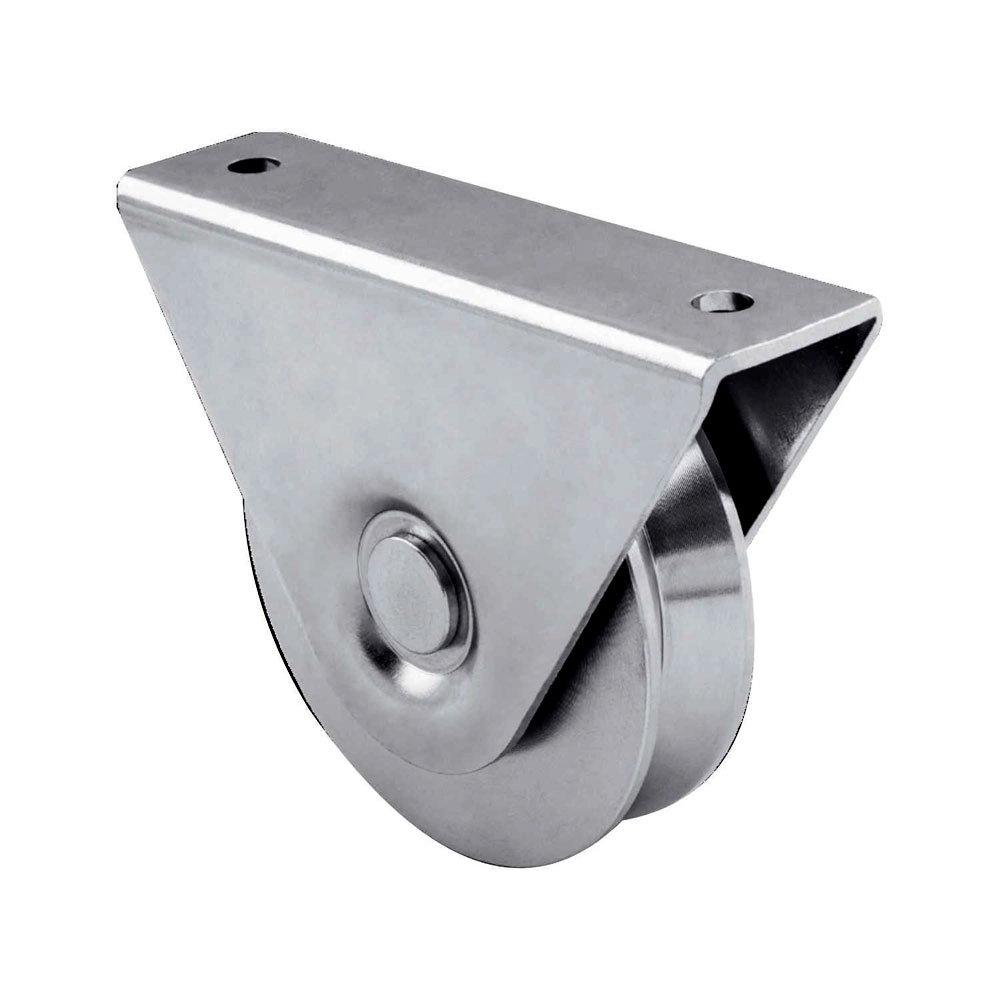 Bahçe Kapısı Tekeri Gizli Rulmanlı V Kanal Ø60 mm - 17 mm