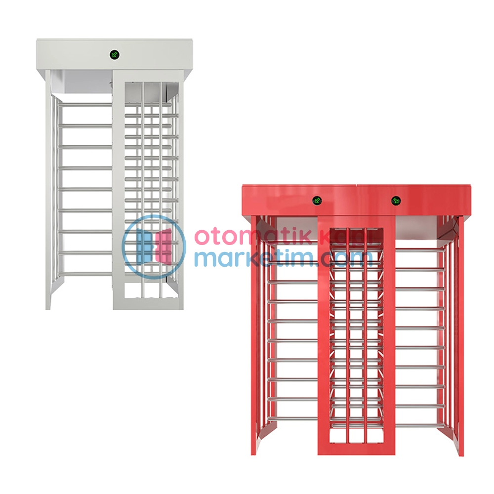 BT 402 S / D – Boy Tipi Turnike (Yüksek Güvenlik, İç/Dış Mekan, Çift Geçiş, Komple Çatılı)