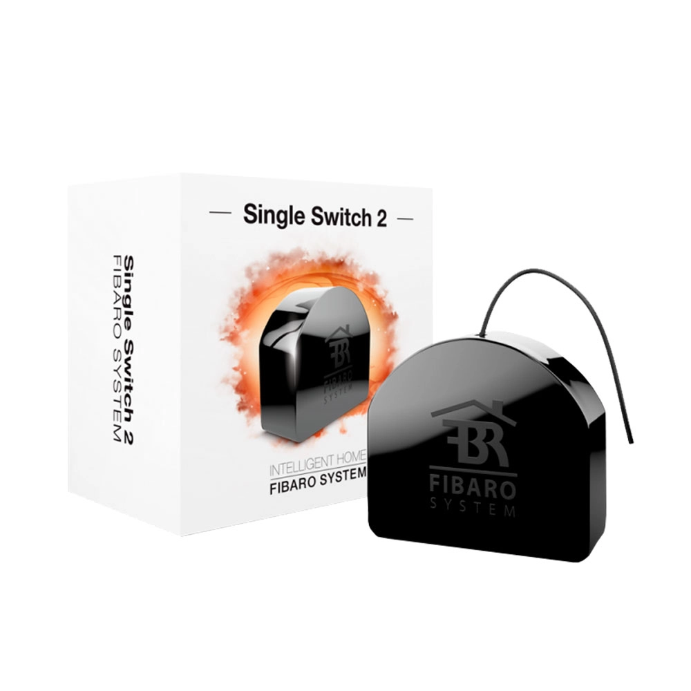 Fibaro Relay Single Switch 2 - Tek Röleli Aydınlatma Kontrol Cihazı FGS-213