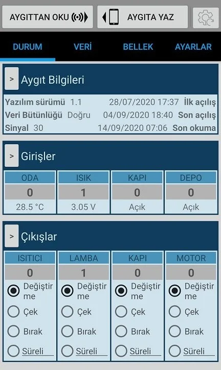 TelepatiK-2 Uzak Denetleyici (2 Giriş, 2 Röle) GSM Kontrol Cihazı