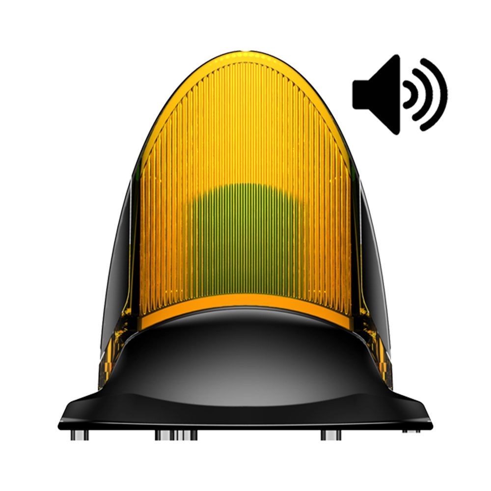Kontal SFL LED Sirenli Flaşör Lamba (12~220 Volt) - Sesli Flaşör