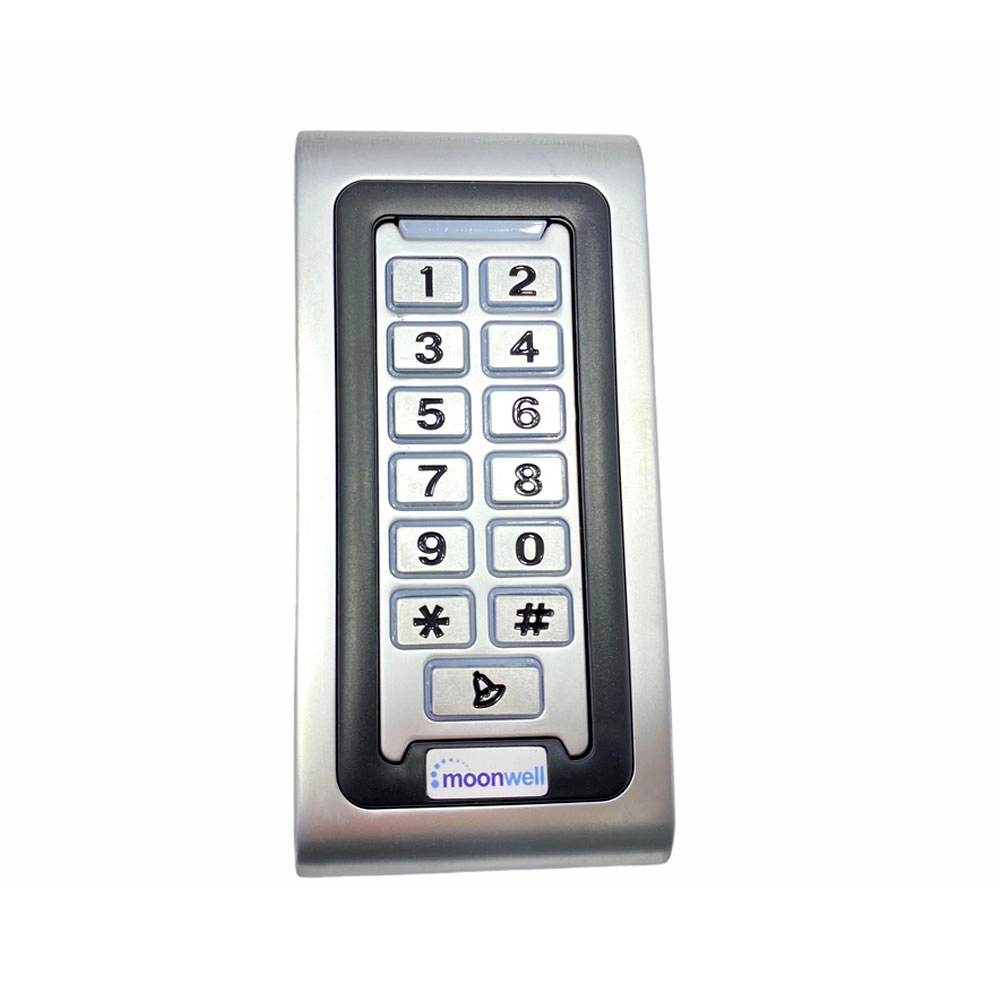 Moonwell MW-350MF INOX Şifreli+Kartlı Geçiş Cihazı (Keypad+Kart Okuyucu Paslanmaz Gövde)