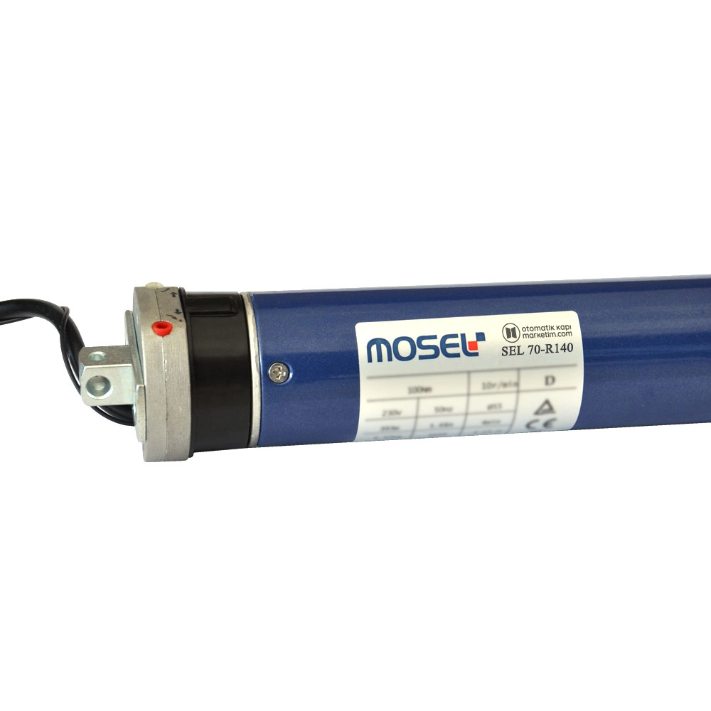 Mosel 140 NM Alıcılı Tüp Panjur/Perde Motoru (Ø70'lik Boru Uyumlu)