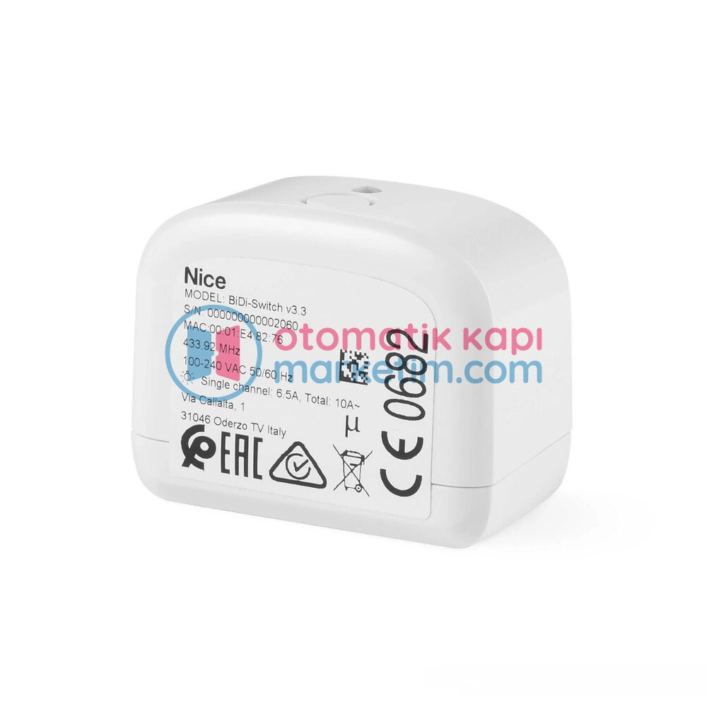 Nice BiDi Switch - Akıllı Ev Aydınlatma Modülü