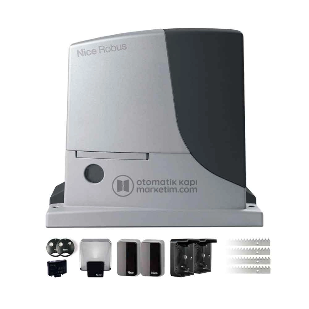 Nice Robus 1000 Yana Kayar Kapı Motoru (Aksesuarlı Kit)