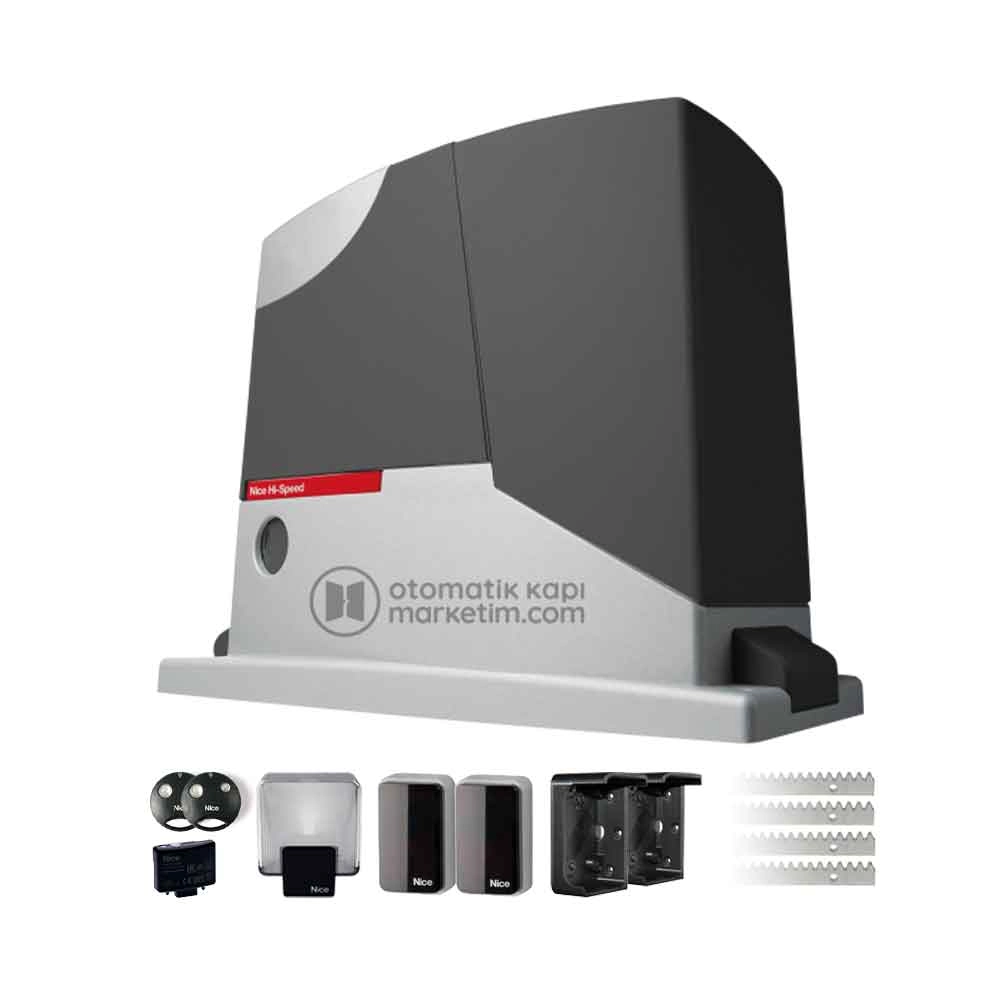 Nice Robus 500 HS Hızlı Yana Kayar Kapı Motoru (Aksesuarlı Kit)