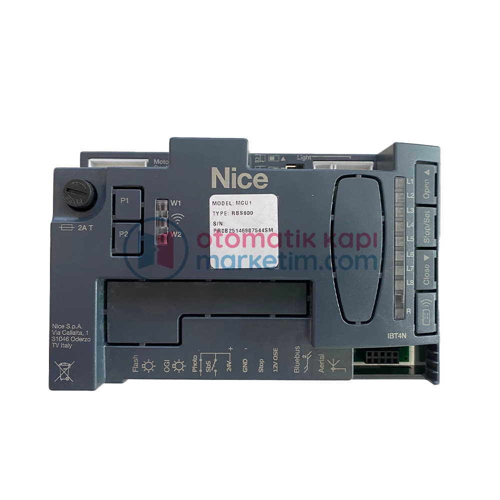 Nice SPMCU1 Yedek Kontrol Ünitesi (Yeni Robus 600 Uyumlu)