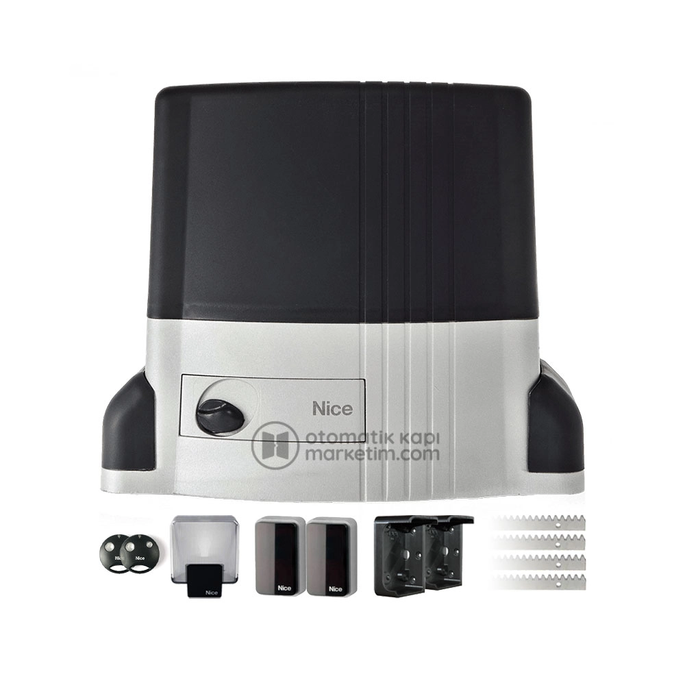 Nice Thor 1500 Yana Kayar Kapı Motoru (Aksesuarlı Kit)