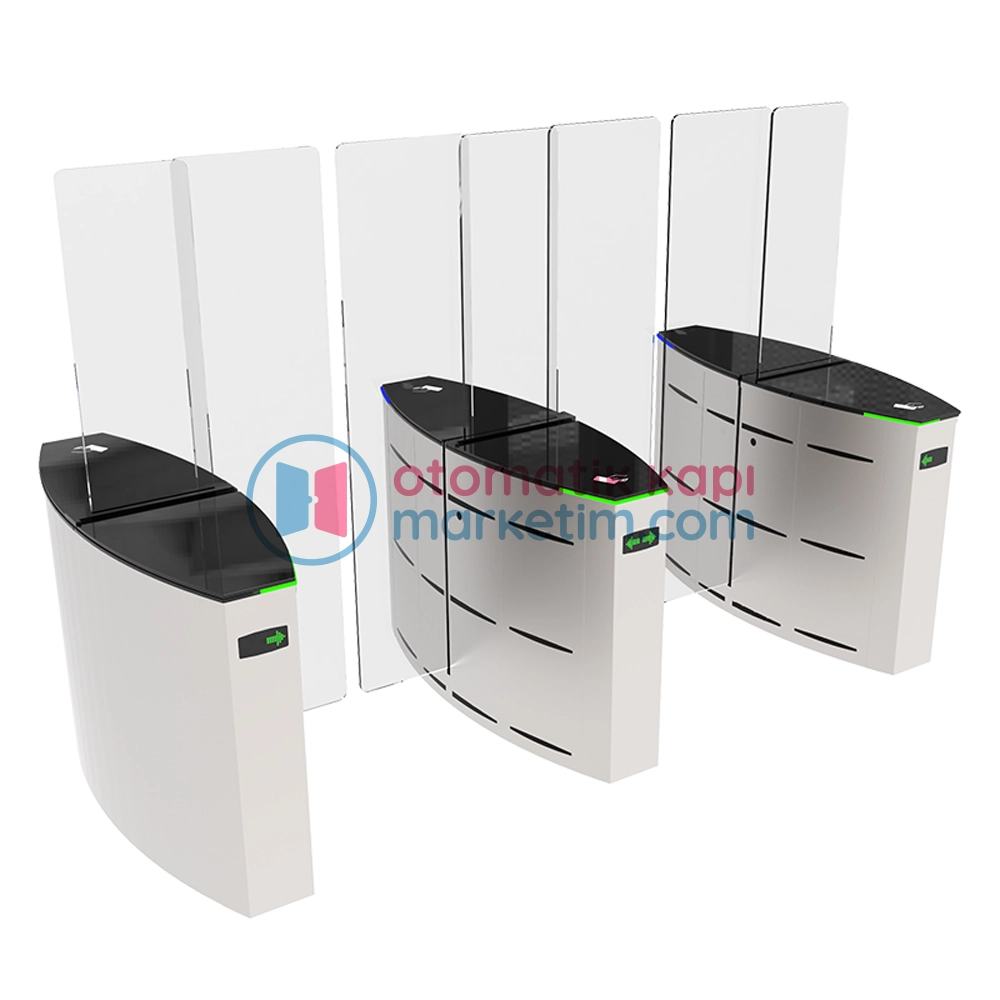 SG 90 Hızlı Geçiş Turnikesi – Şık Tasarım, Yüksek Güvenlik, Sensör Kontrollü