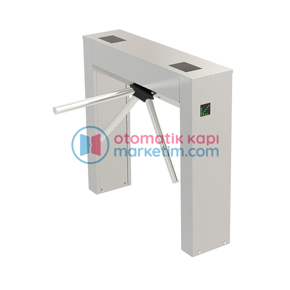 TP 201 – Tripod Turnike (Orta Güvenlik, İç/Dış Mekan, Çift Yönlü, Motorlu/Manuel, 304/316 Paslanmaz Çelik)