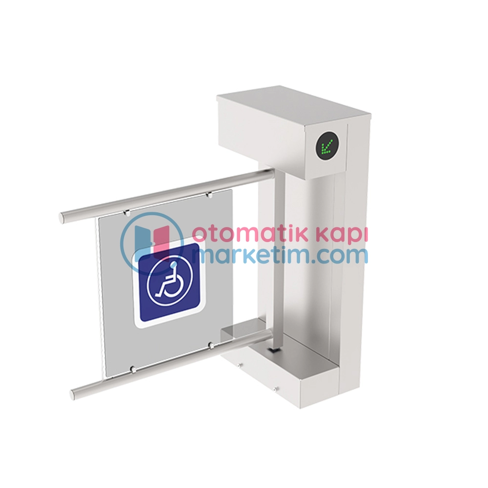 VP 125 Motorlu Yaya Geçiş Turnikesi – Tekerlekli Sandalye ve VIP Geçişler İçin, Çift Yönlü